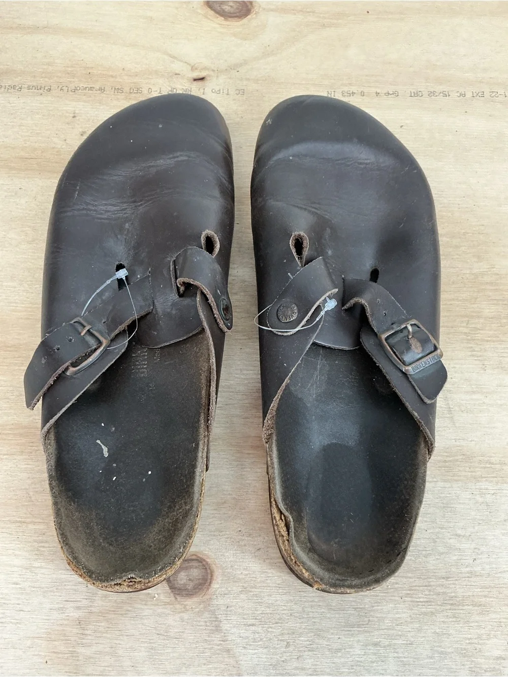 Birkenstock AS IS Men's Casual Slip-On Buckle Clog - Black Size 43